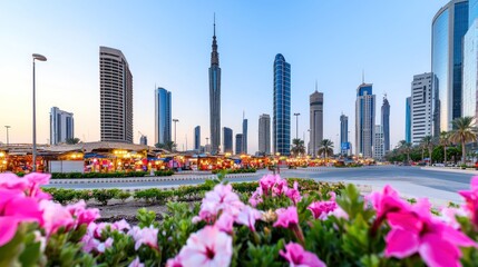 Cityscape at Sunrise