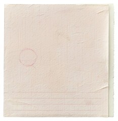 PNG Ephemera paper background texture blank.