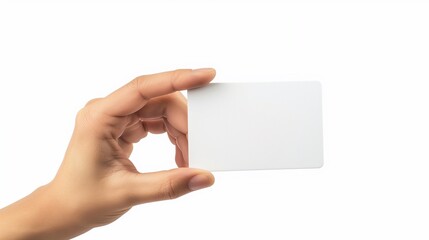 Obraz premium hand showing credit card
