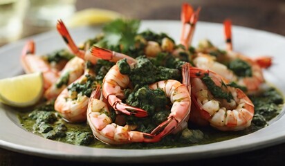 grilled shrimp with lemon