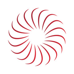 Firework Symbol with Gradient Color. Happy New Year 2025. Vector Illustration