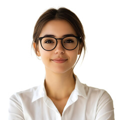 Obraz premium office worker white background photos