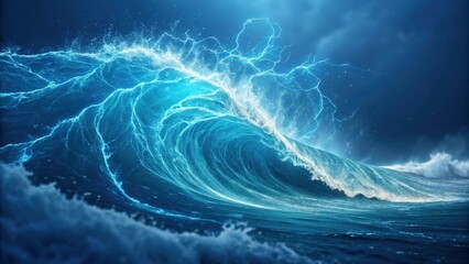 blue water and waves