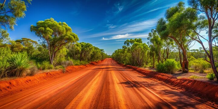 Dusty Red Gravel Roads, Roebuck Bay, Broome, Wet Season