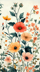 A beautifully arranged bouquet of soft pastel flowers in bloom.