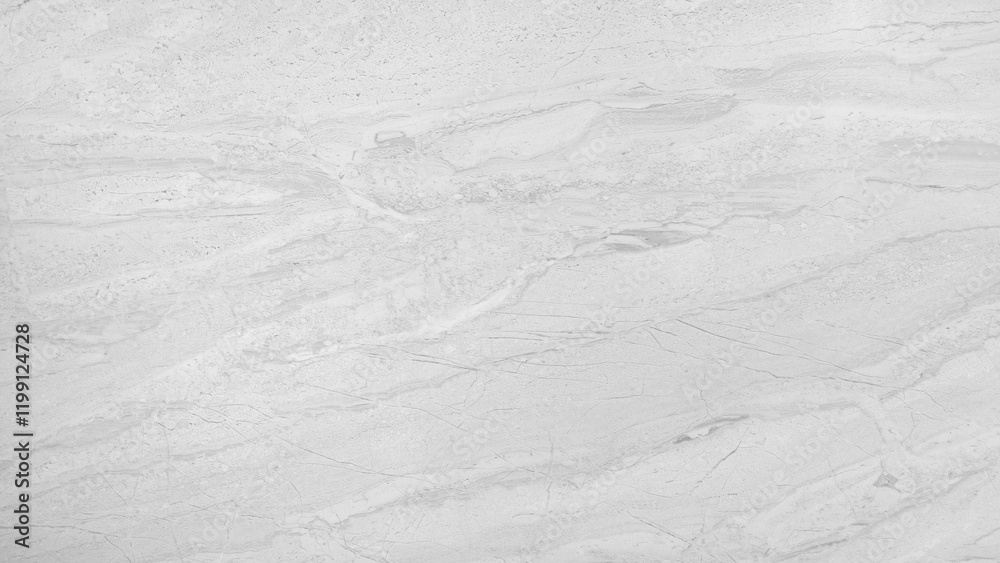 Leinwandbilder a white and gray marble wall with a pattern of swirls and lines. the wall is smooth and shiny, givin