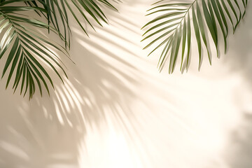 palm tree background in a room