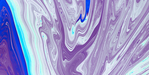 Free-Flowing Colors in Liquid Art with an Ethereal Touch