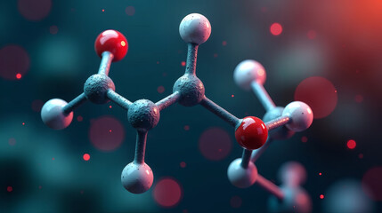 Abstract Drug Molecule - Chemical Structure