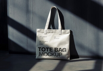 Tote Bag Urban Mockup Generated With AI