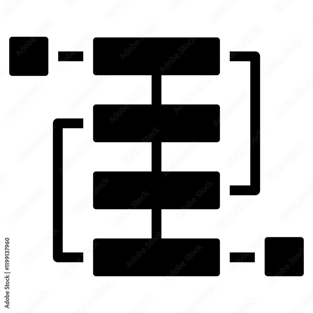 Poster Algorithm Glyph Icon
