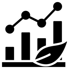 Biostatistics Glyph Icon