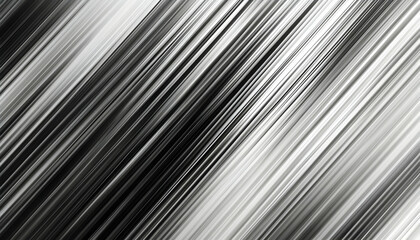 Obraz premium Abstract grayscale diagonal lines background; dynamic, energetic, modern design element for various applications.
