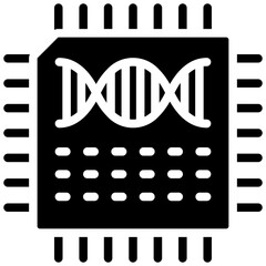 Chip Seq Glyph Icon