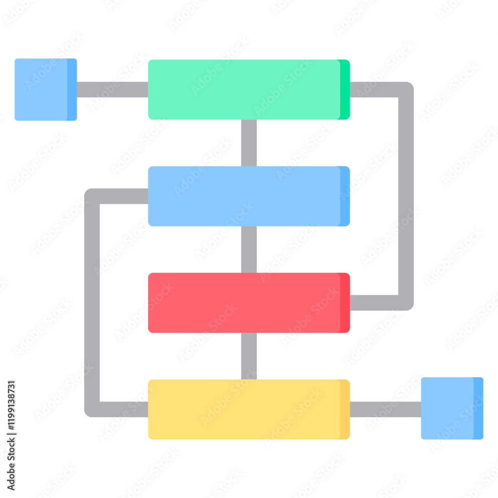 Poster Algorithm Flat Icon