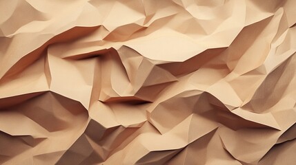Obraz premium Abstract crumpled paper background texture