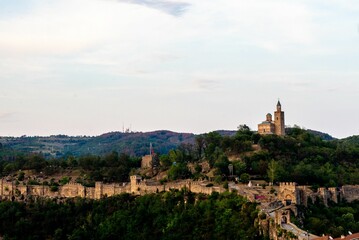 Naklejka premium Tsarevets Fortress in Veliko Tarnovo, Bulgaria.