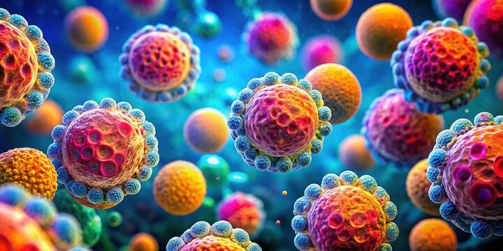 Microscopic View of Polymorphonuclear Leukocytes &acirc;&euro;&ldquo; Medical Background