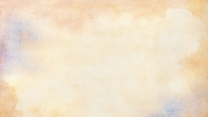 Abstract watercolor aesthetic horizontal background. Hand drawn vector splatter texture. Brush stroked painting pastel color watercolour