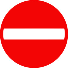 Do not enter sign. No entry. Caution danger and warning signs	