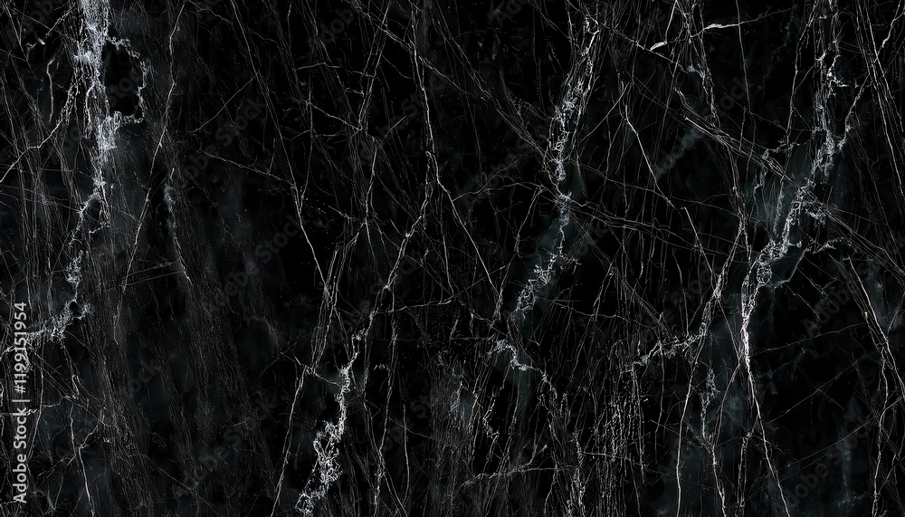 Poster black marble texture with white veining patterns for elegant background, design projects, luxury int