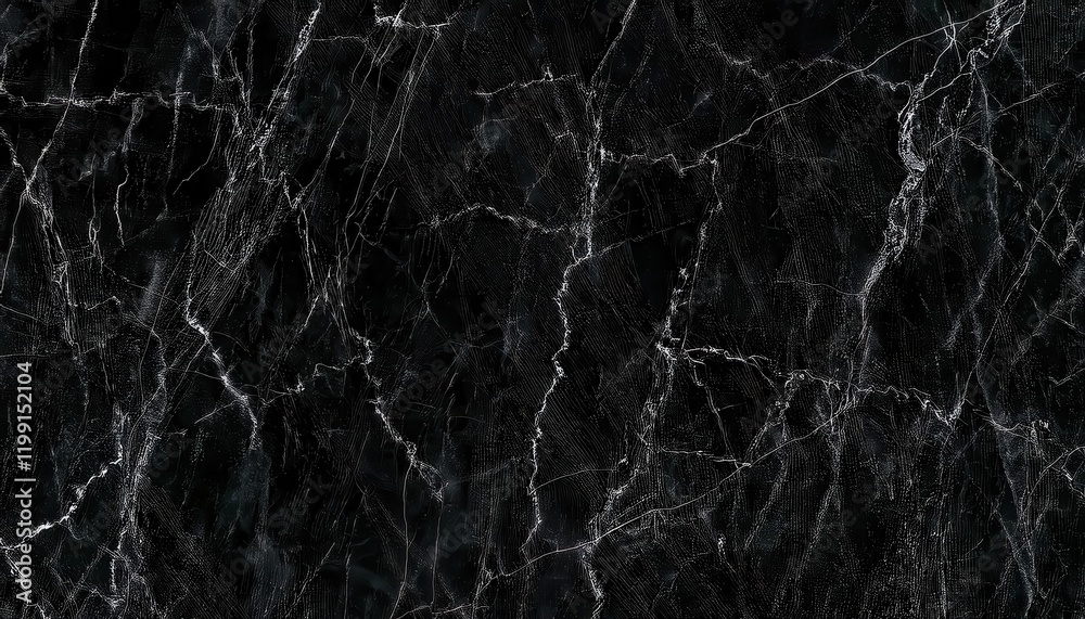 Poster black marble texture with white veining patterns for elegant background, design projects, luxury int