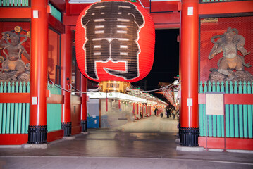 Kaminarimon Gate in Asakusa, Tokyo