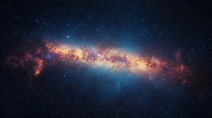 Fototapeta premium A stunning Milky Way arc captured with professional astrophotography equipment, filling the entire frame,