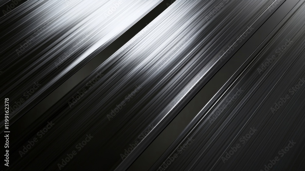 Aufkleber Abstract dark background with diagonal lines and shiny texture