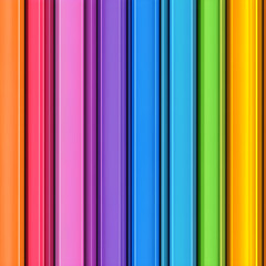 Obraz premium Colorful vertical stripes in vibrant hues create lively backdrop