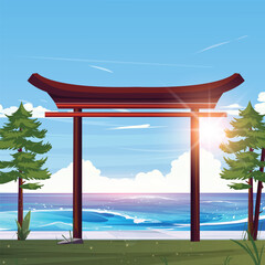 gazebo in the garden