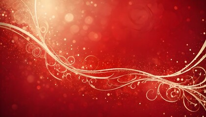 Fondo rojo brillante con luces borrosas