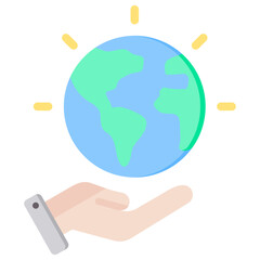 Environmental Impact Flat Icon