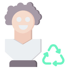 Upcycled Art Flat Icon