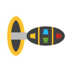 Ignition flat icon