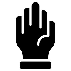 Gloves Glyph Icon
