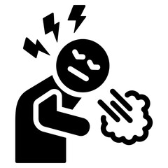 Overexertion Glyph Icon