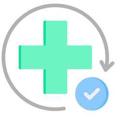 Obraz premium Recovery Flat Icon