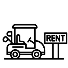 Buggy Rental Icon