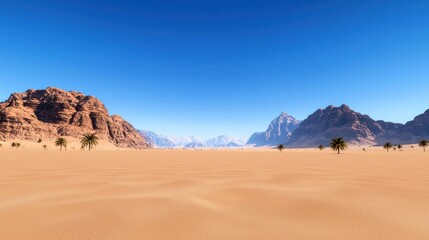 Fototapeta premium Vast Desert Landscape