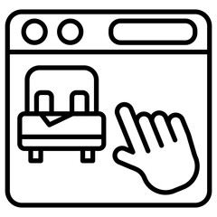 Obraz premium Reservation Icon