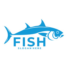 Simple Fish logo vector template. Fish design inspiration