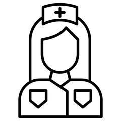 Nurse Female Icon