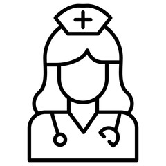 Nurse Female Icon