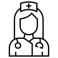 Paramedic Female Icon