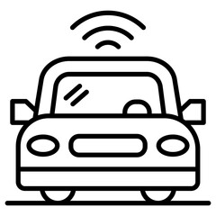 Driverless Car Icon