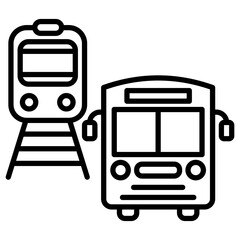 Bublic Transportation Icon