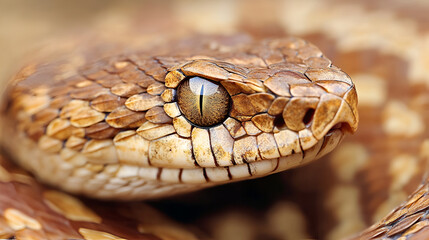 Obraz premium Close-up of a snake eye