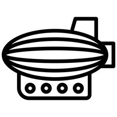 Airship Icon © IconVerse