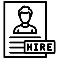 Hired Icon